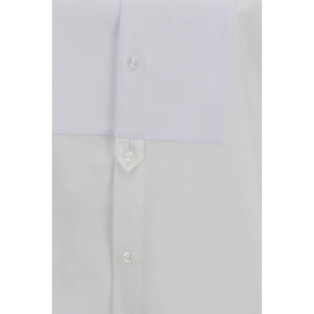 Saint Laurent White Cotton Dress Shirt