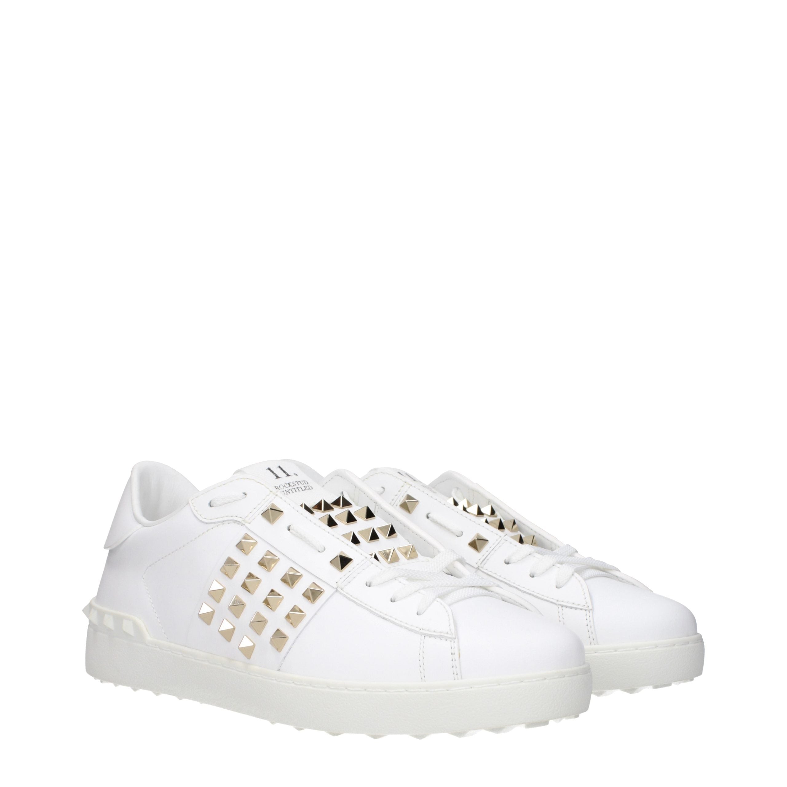 Valentino Garavani Blue Leather Low Top Sneakers