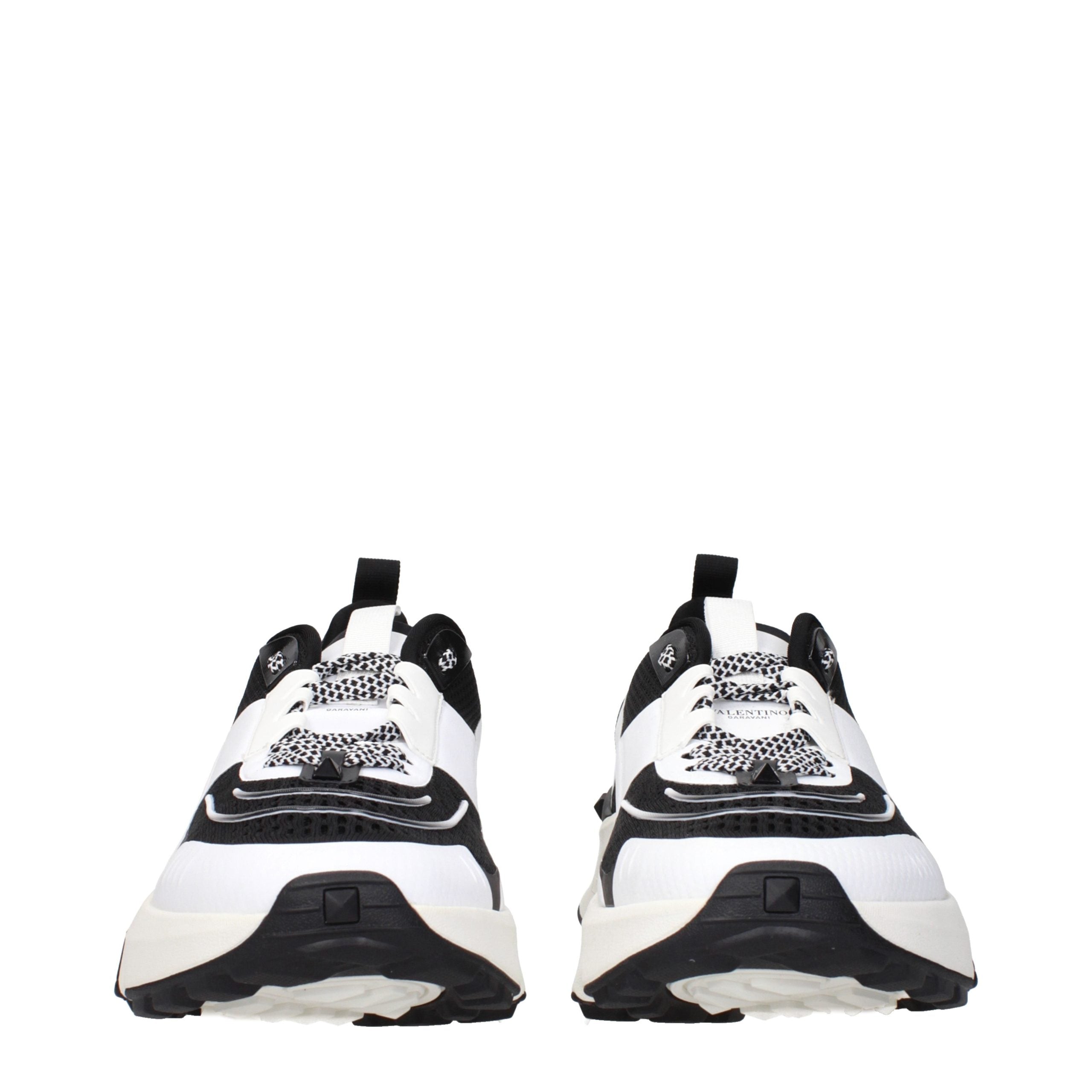 Valentino Garavani Black Fabric Athletic Sneakers