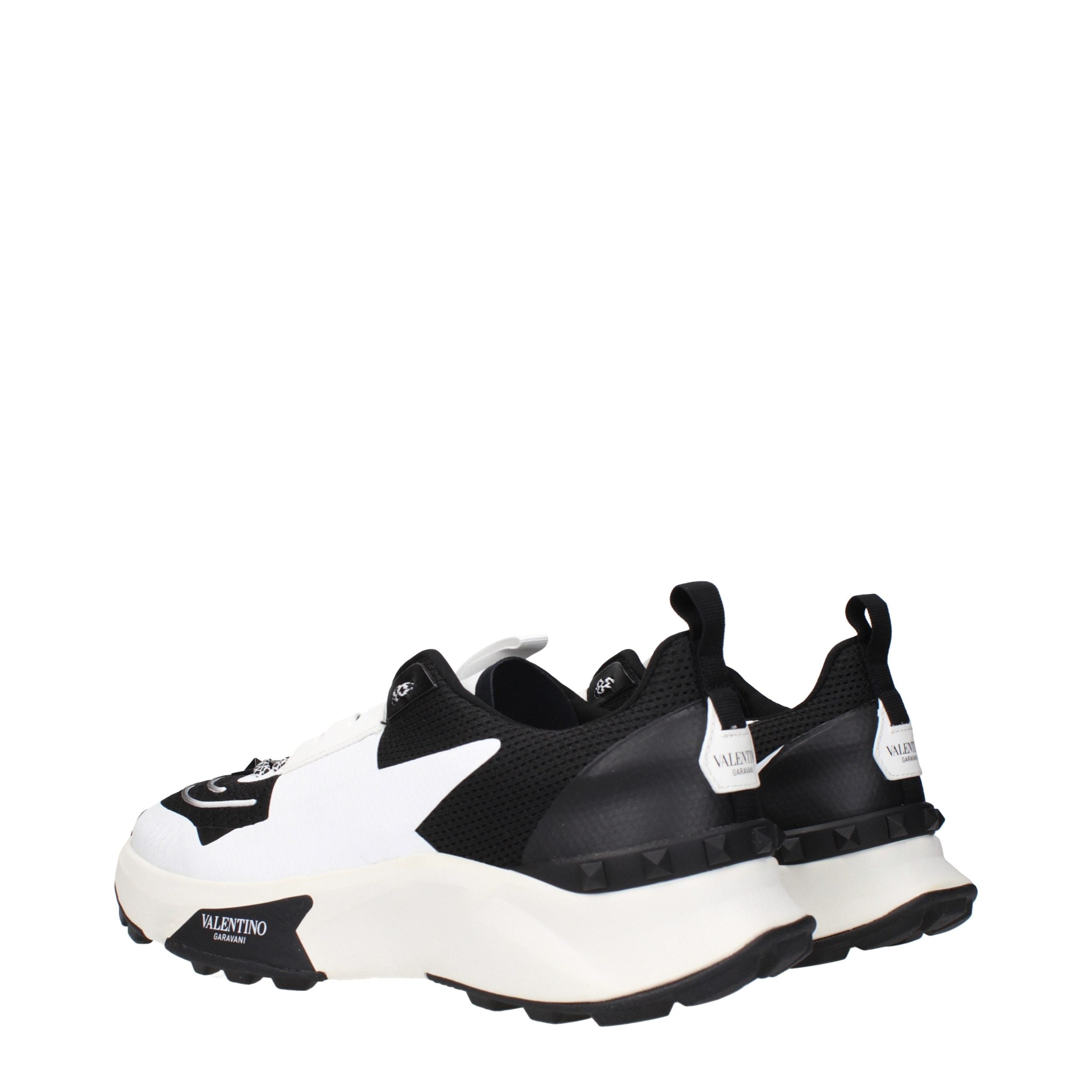 Valentino Garavani Black Fabric Athletic Sneakers