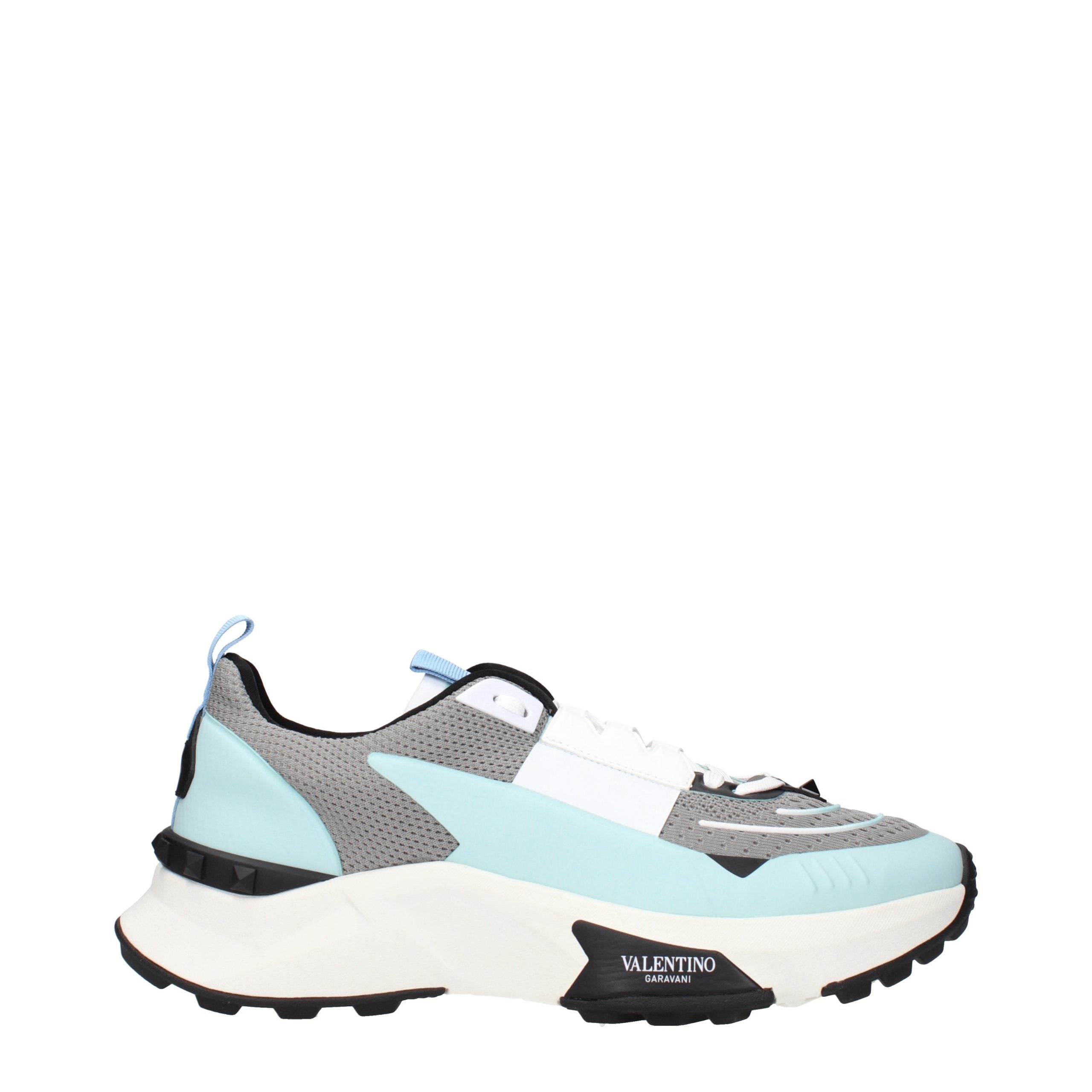 Valentino Garavani Gray Fabric Athletic Sneakers