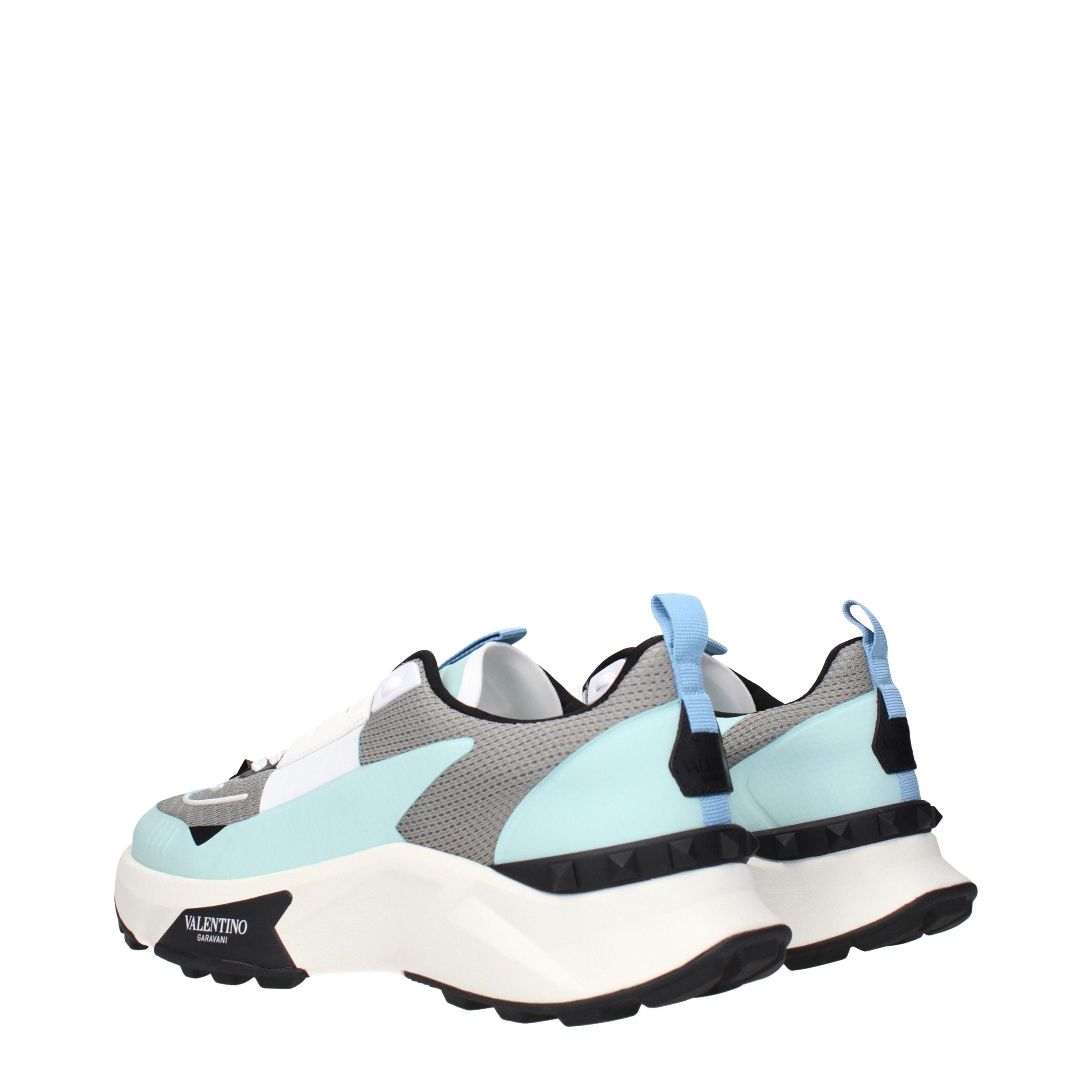 Valentino Garavani Gray Fabric Athletic Sneakers