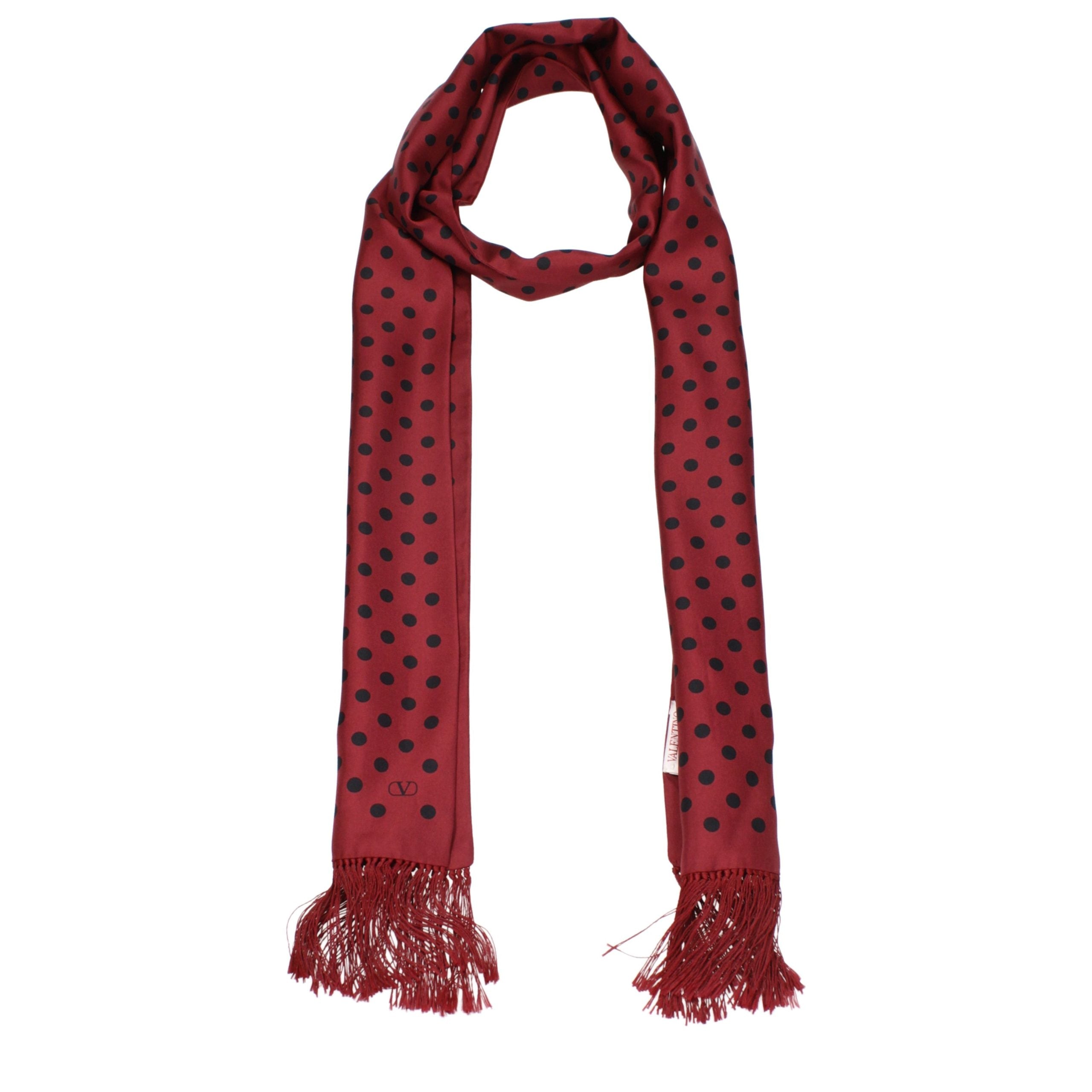 Valentino Garavani Red Silk Foulard