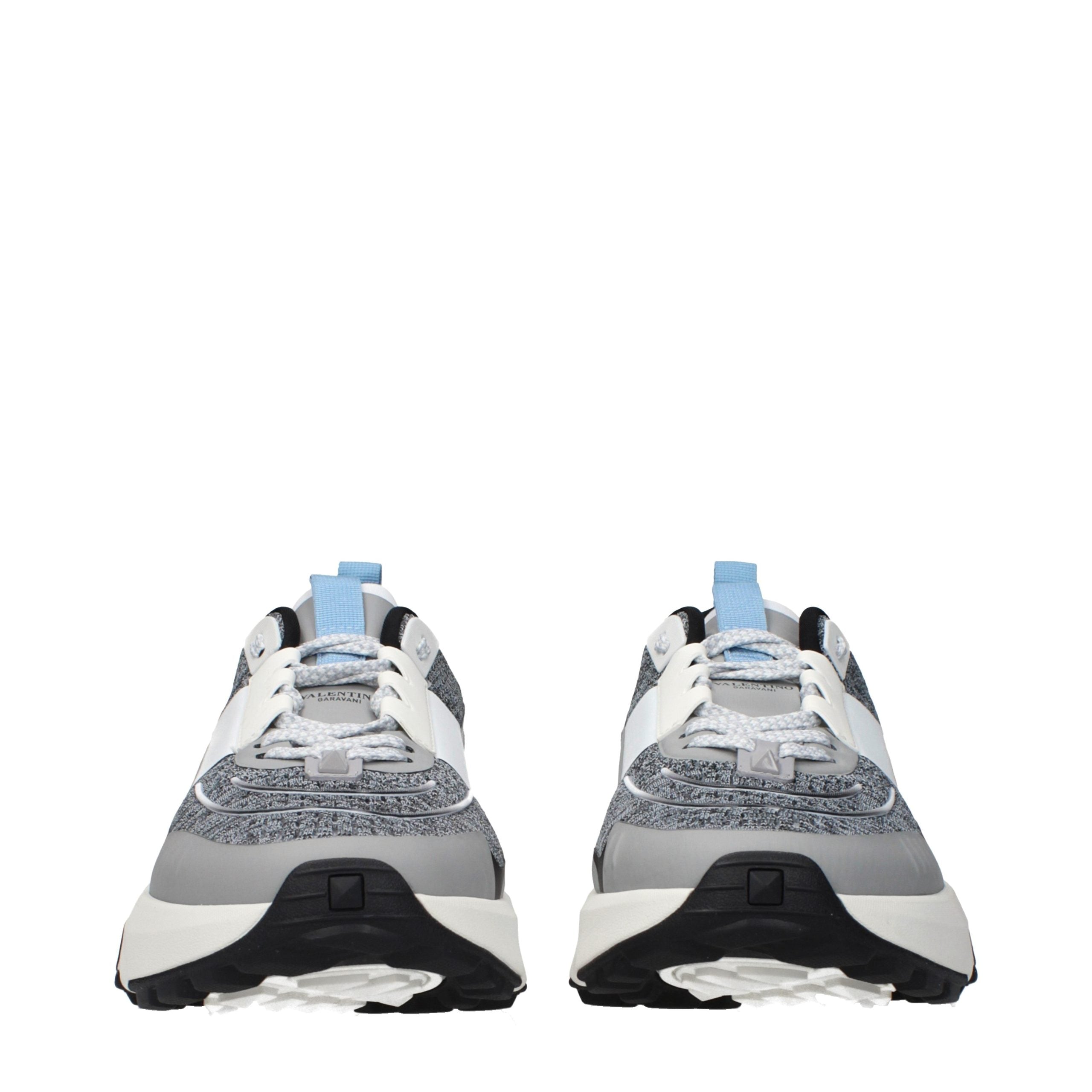 Valentino Garavani Gray Fabric Athletic Sneakers