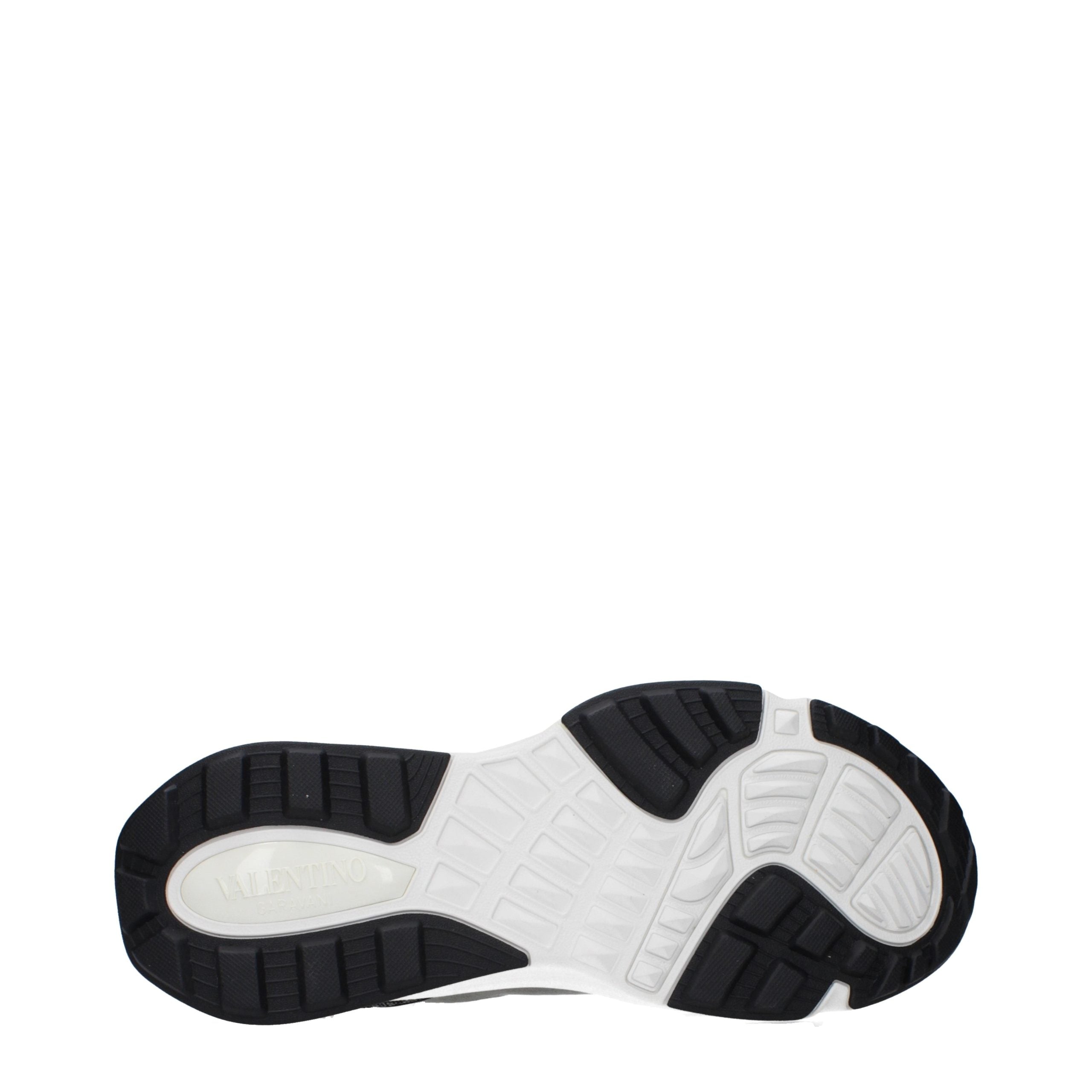 Valentino Garavani Gray Fabric Athletic Sneakers