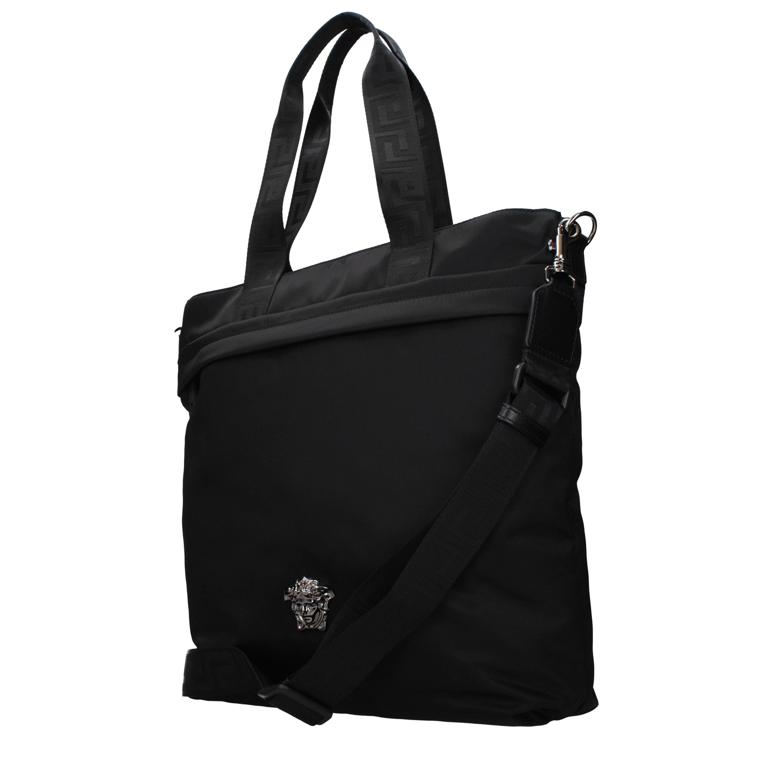 Versace Black Nylon Shoulder Bag