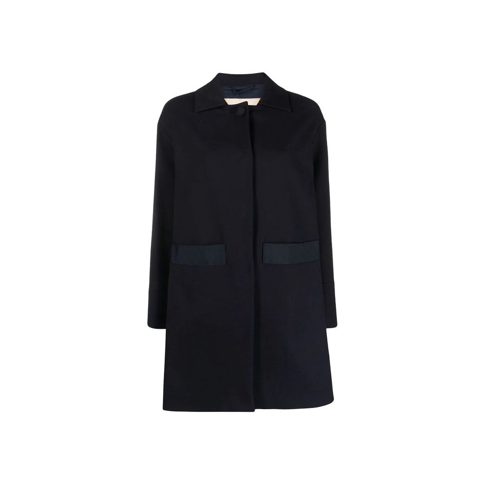 Herno Blue Cotton Coat