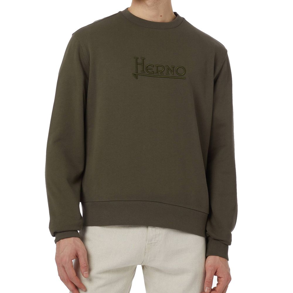 Herno Bicolor Cotton Sweatshirt