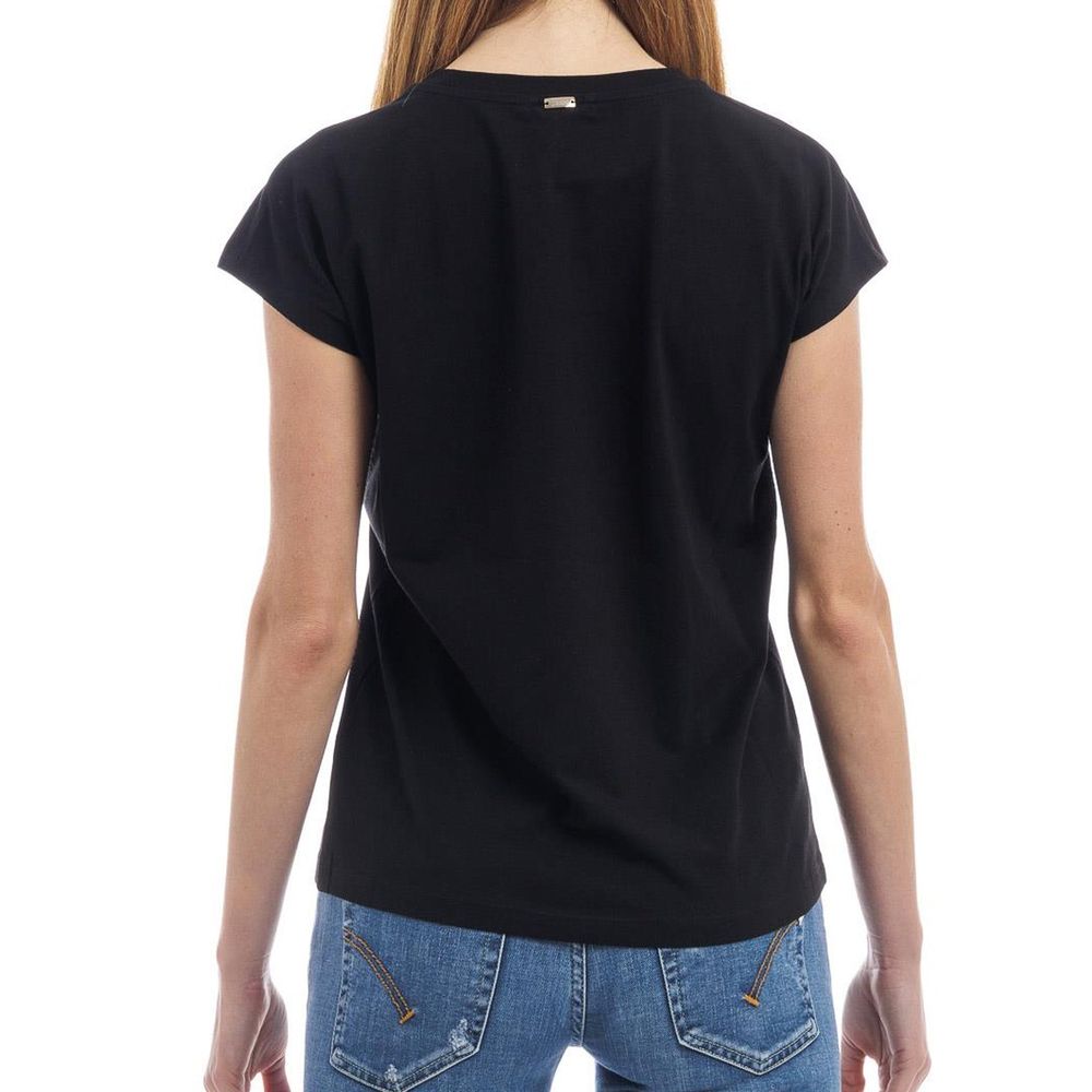 Herno Black Cotton T-Shirt