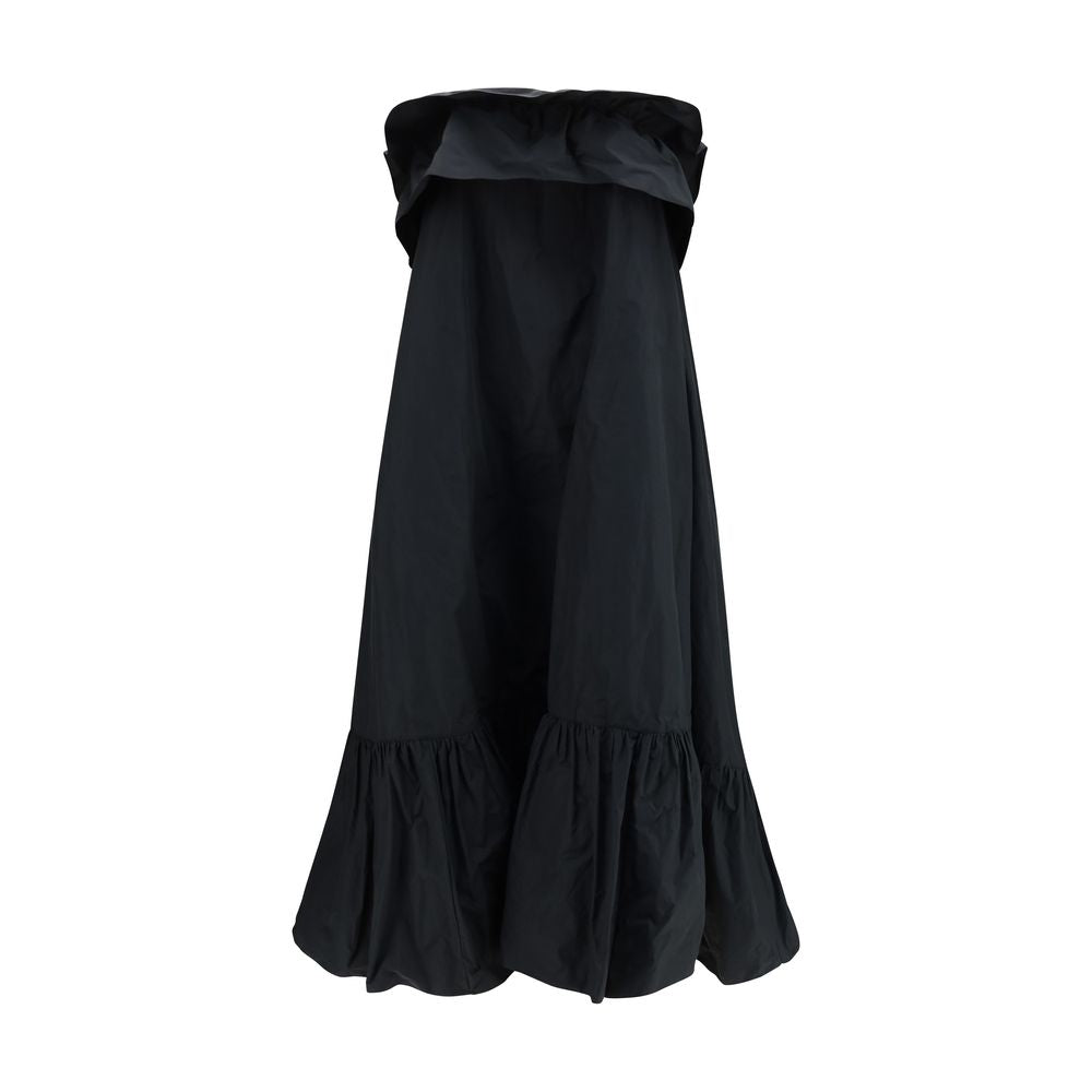 Saint Laurent Black Polyester Casual Dress