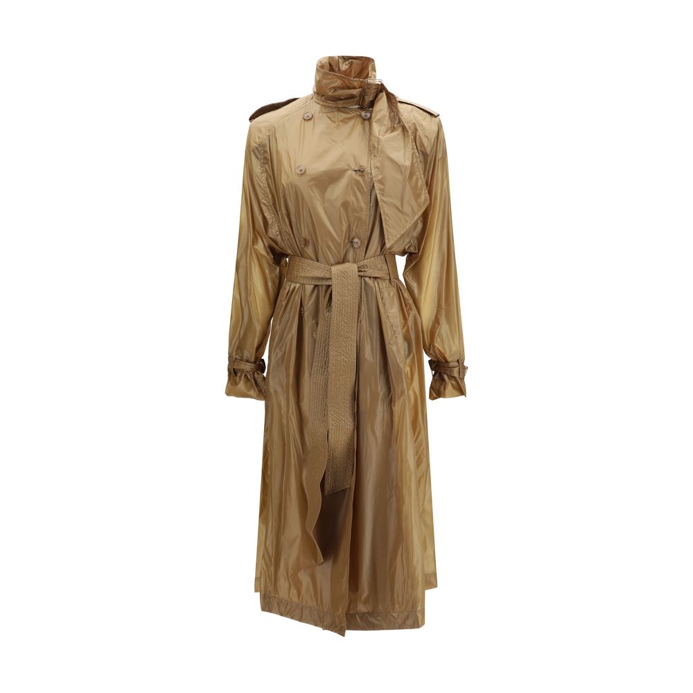 Saint Laurent Beige Polyamide Trench Coat