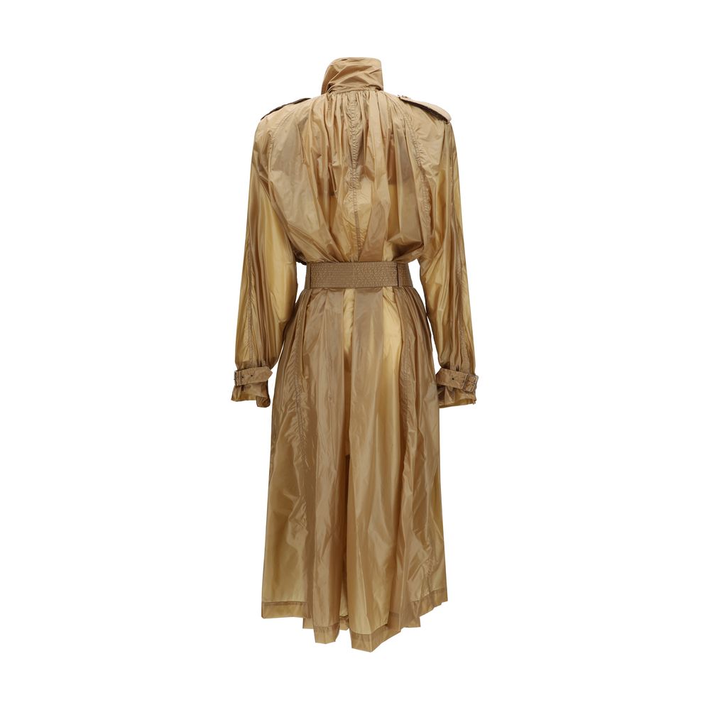 Saint Laurent Beige Polyamide Trench Coat