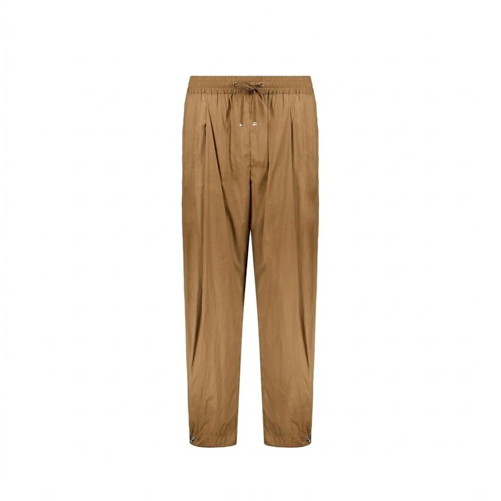Herno Brown Elastane Casual Pants