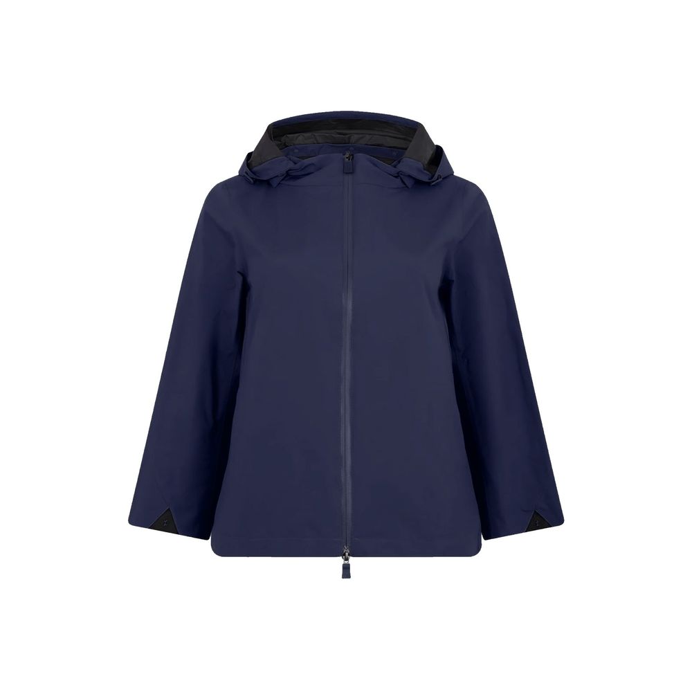 Herno Blue Polyester Rain Coat