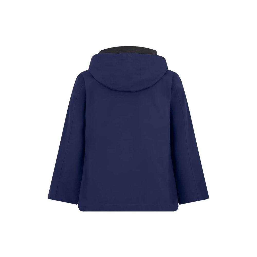 Herno Blue Polyester Rain Coat