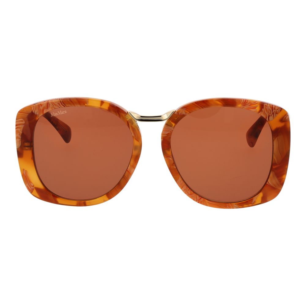 Max Mara Brown Acetate Sunglasses