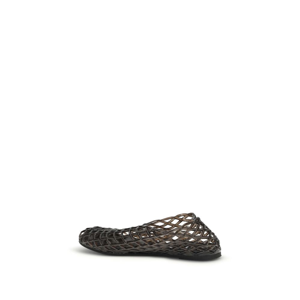 Senso Black Rubber Ballet Flats