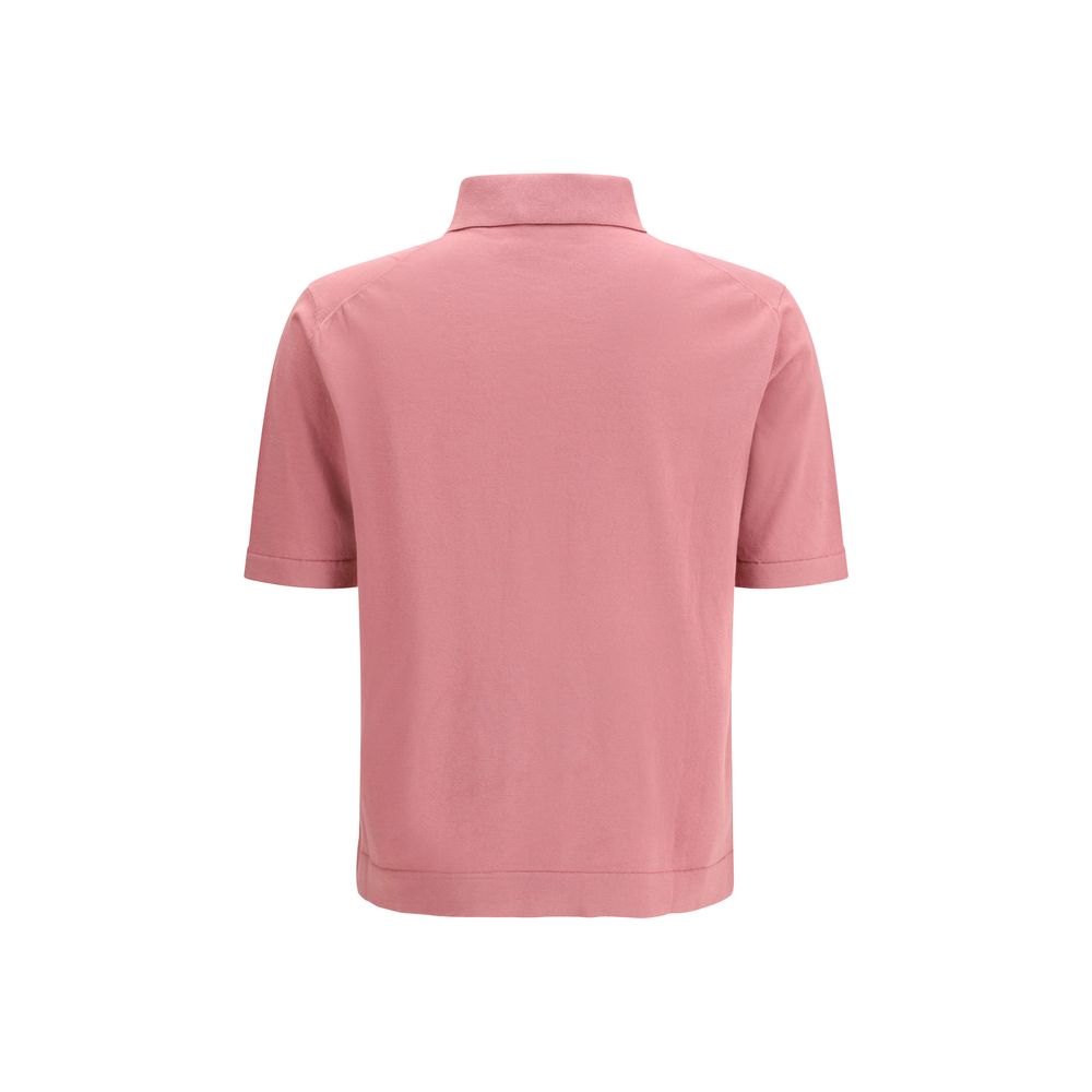 Piacenza Cashmere Multicolor Cotton Polo Shirt