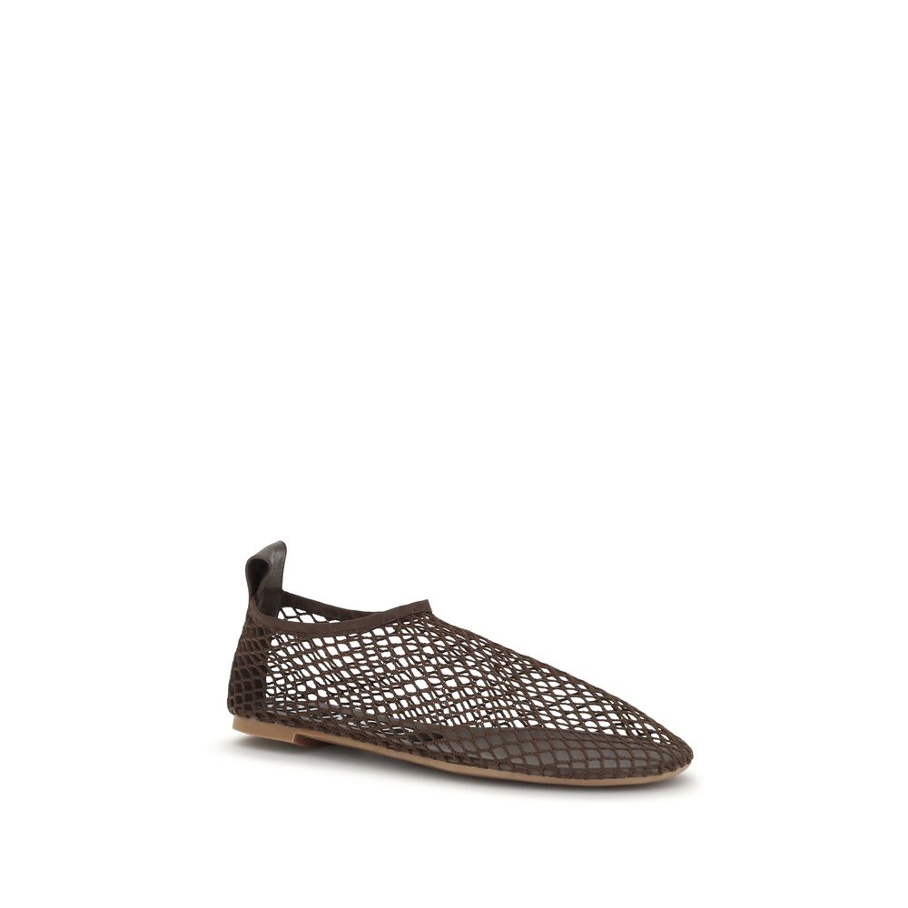 Senso Brown Rubber Ballet Flats