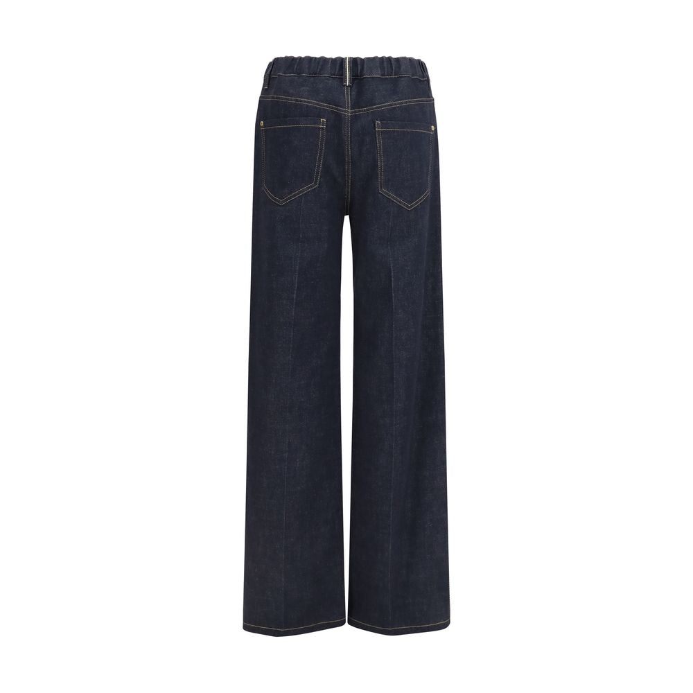 Brunello Cucinelli Blue Cotton Jeans Denim