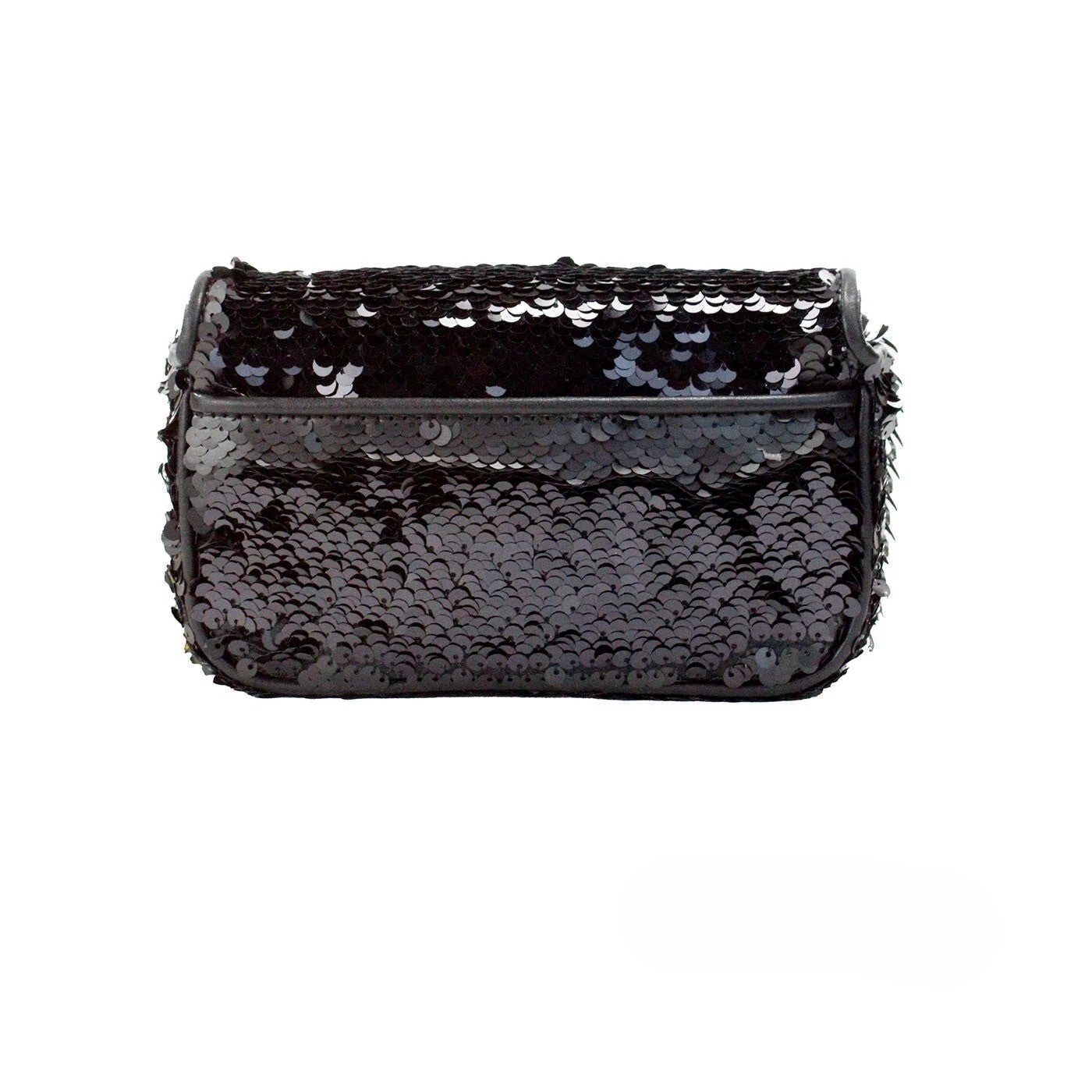 حقيبة كتف مارك جاكوبس The Mini J Marc بالترتر الأسود