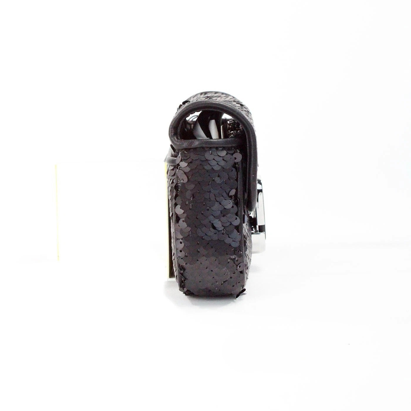 حقيبة كتف مارك جاكوبس The Mini J Marc بالترتر الأسود