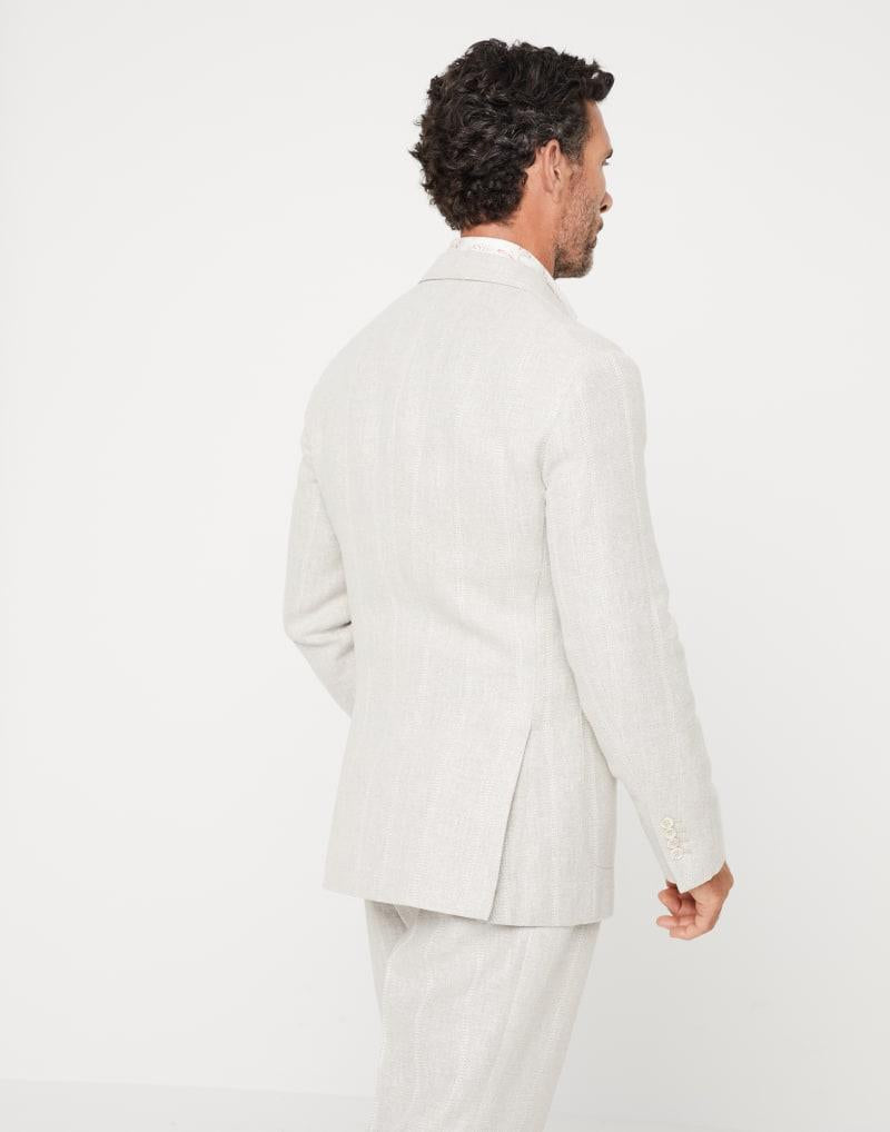 Brunello Cucinelli White Linen Blazer