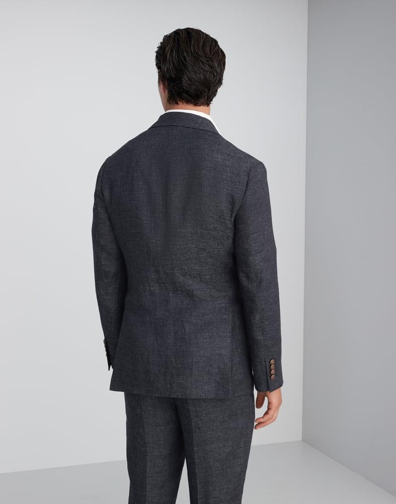 Brunello Cucinelli Black Linen Blazer