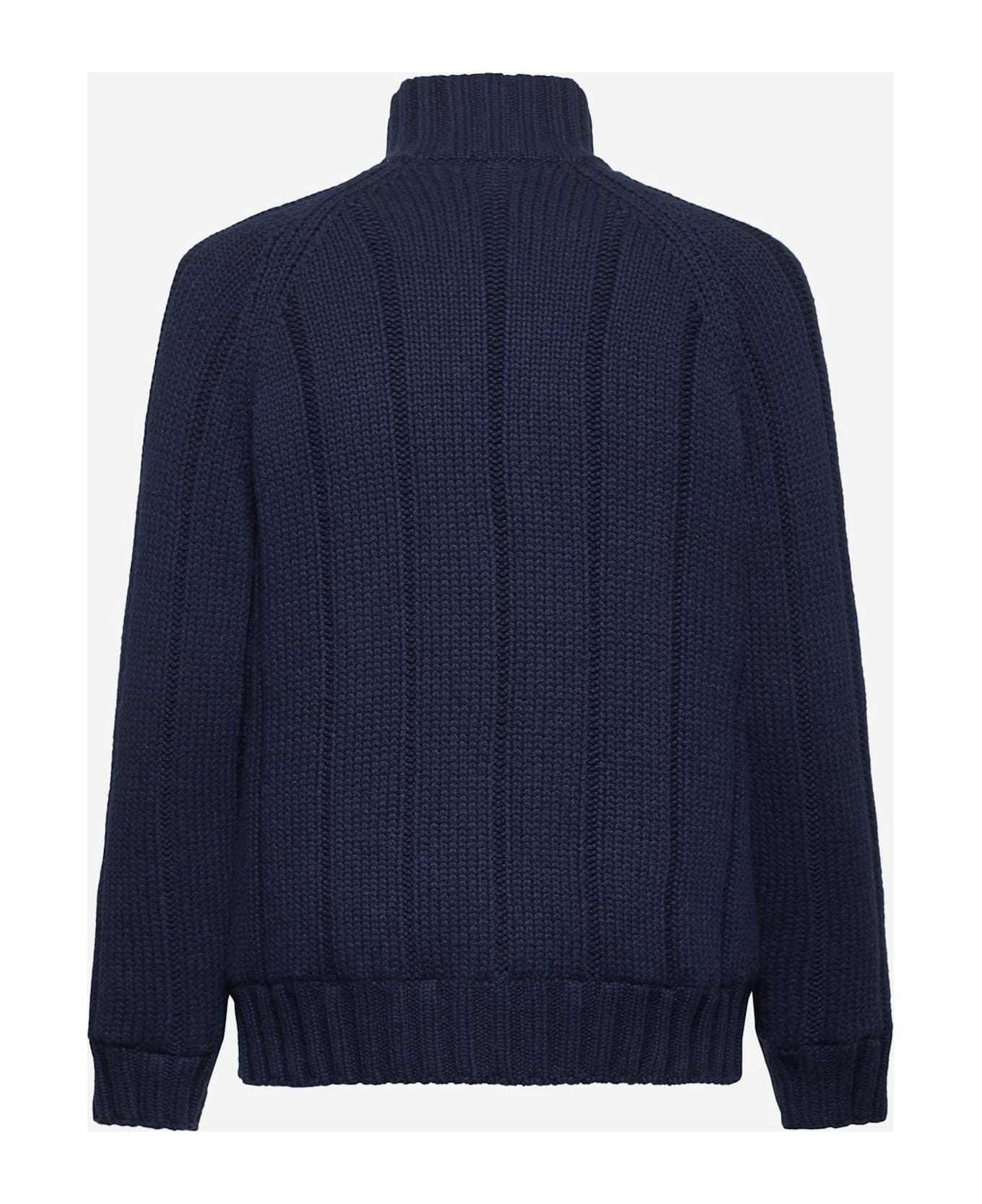 Brunello Cucinelli Blue Cashmere Jacket