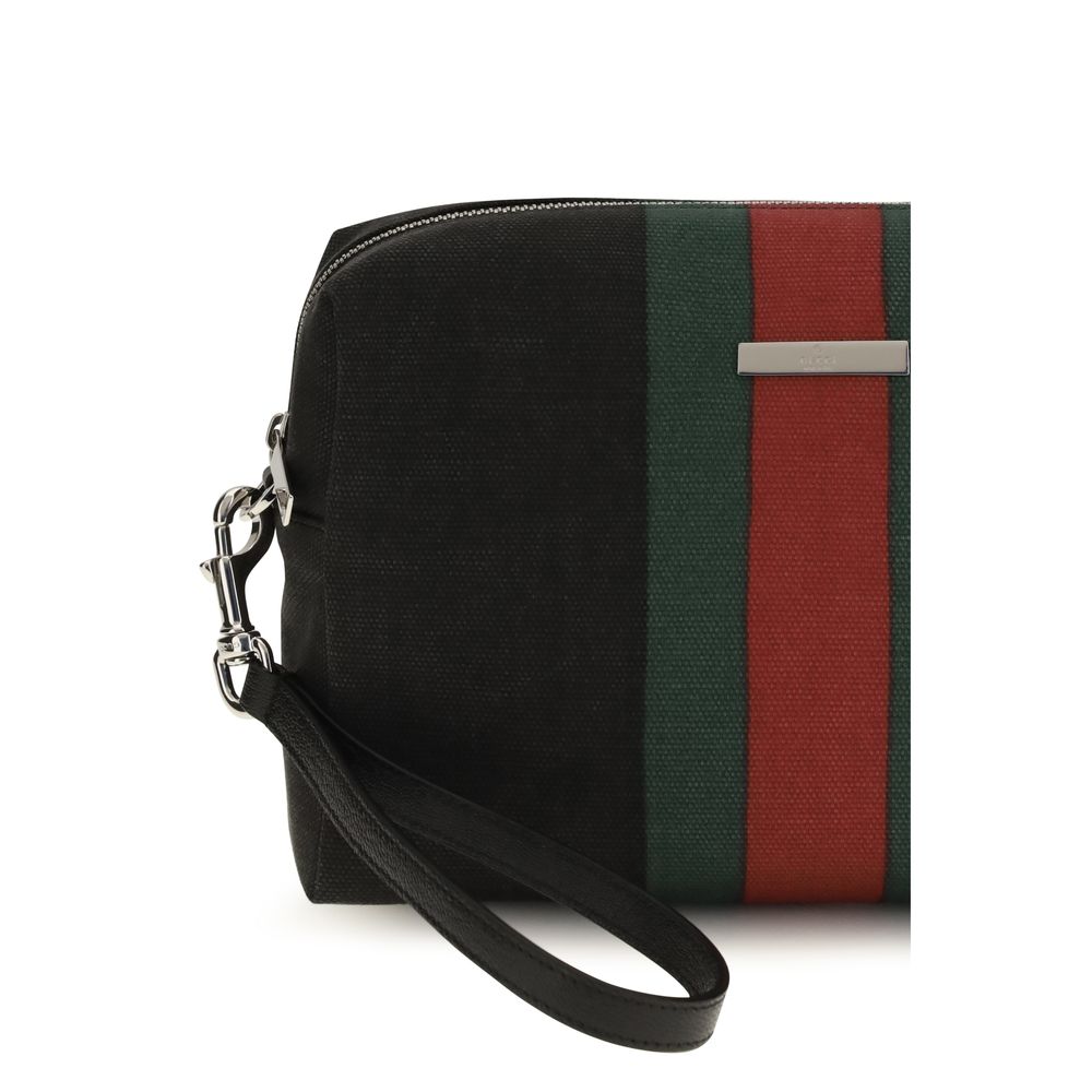 Gucci Black Fabric Shoulder Bag