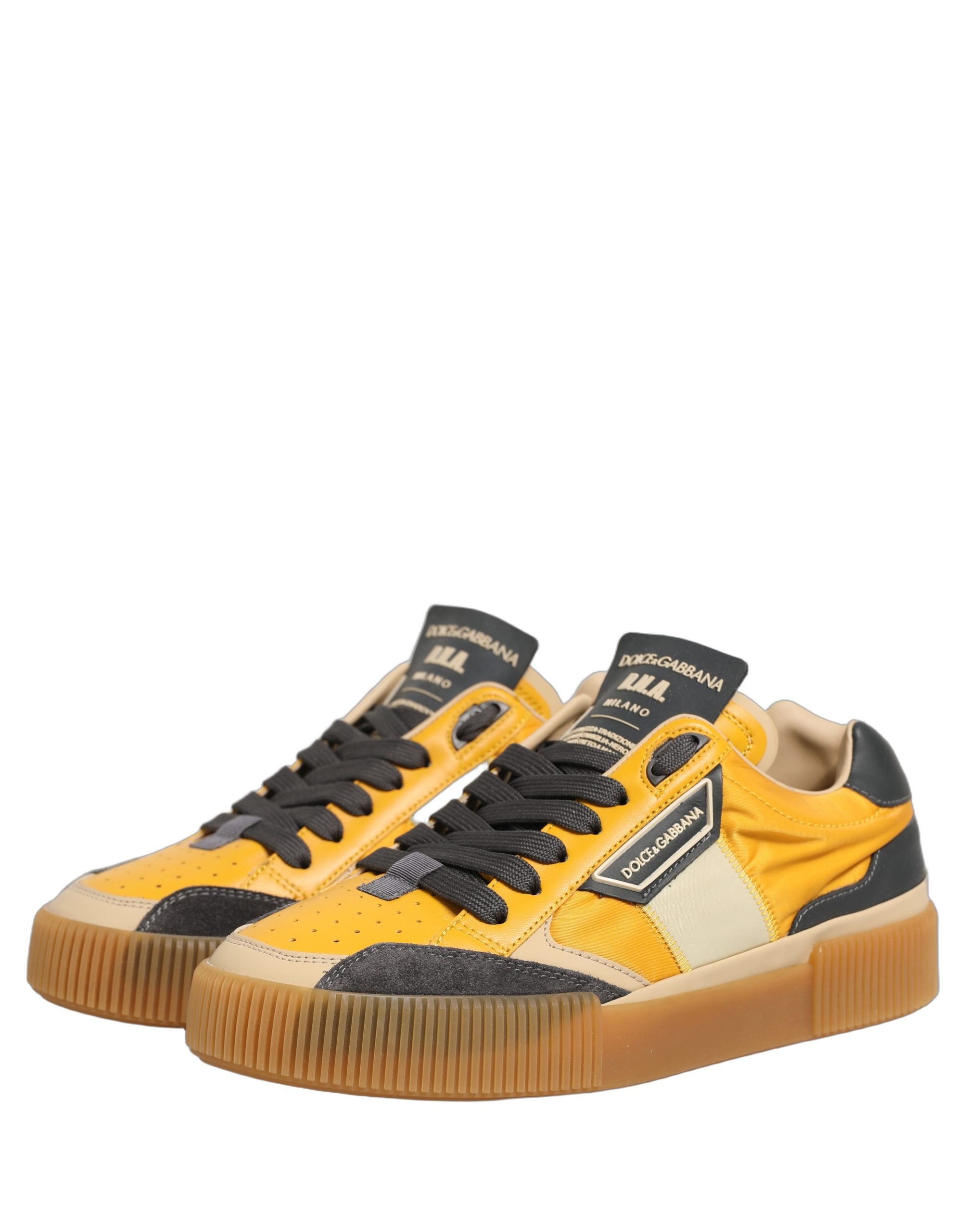 Dolce & Gabbana Multicolor MIAMI Low Top Sneakers Shoes