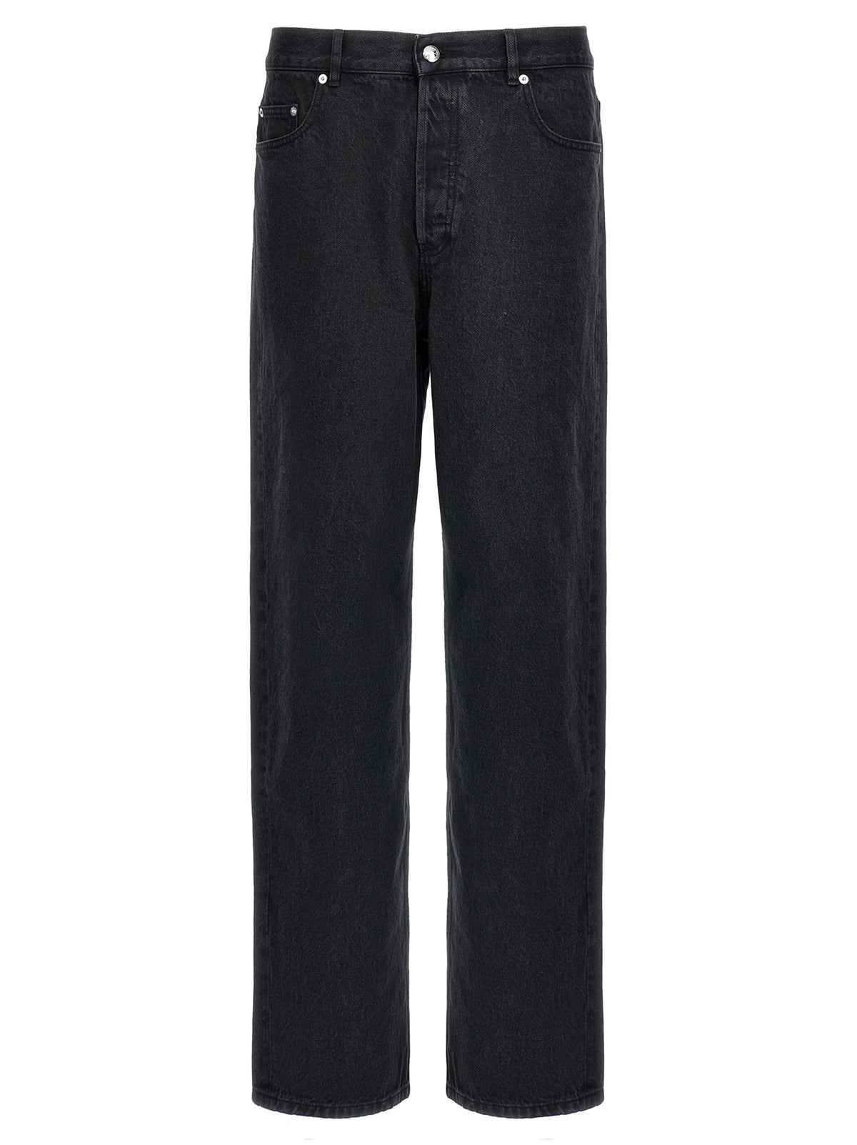 A.P.C. Black Cotton Straight-Leg Jeans