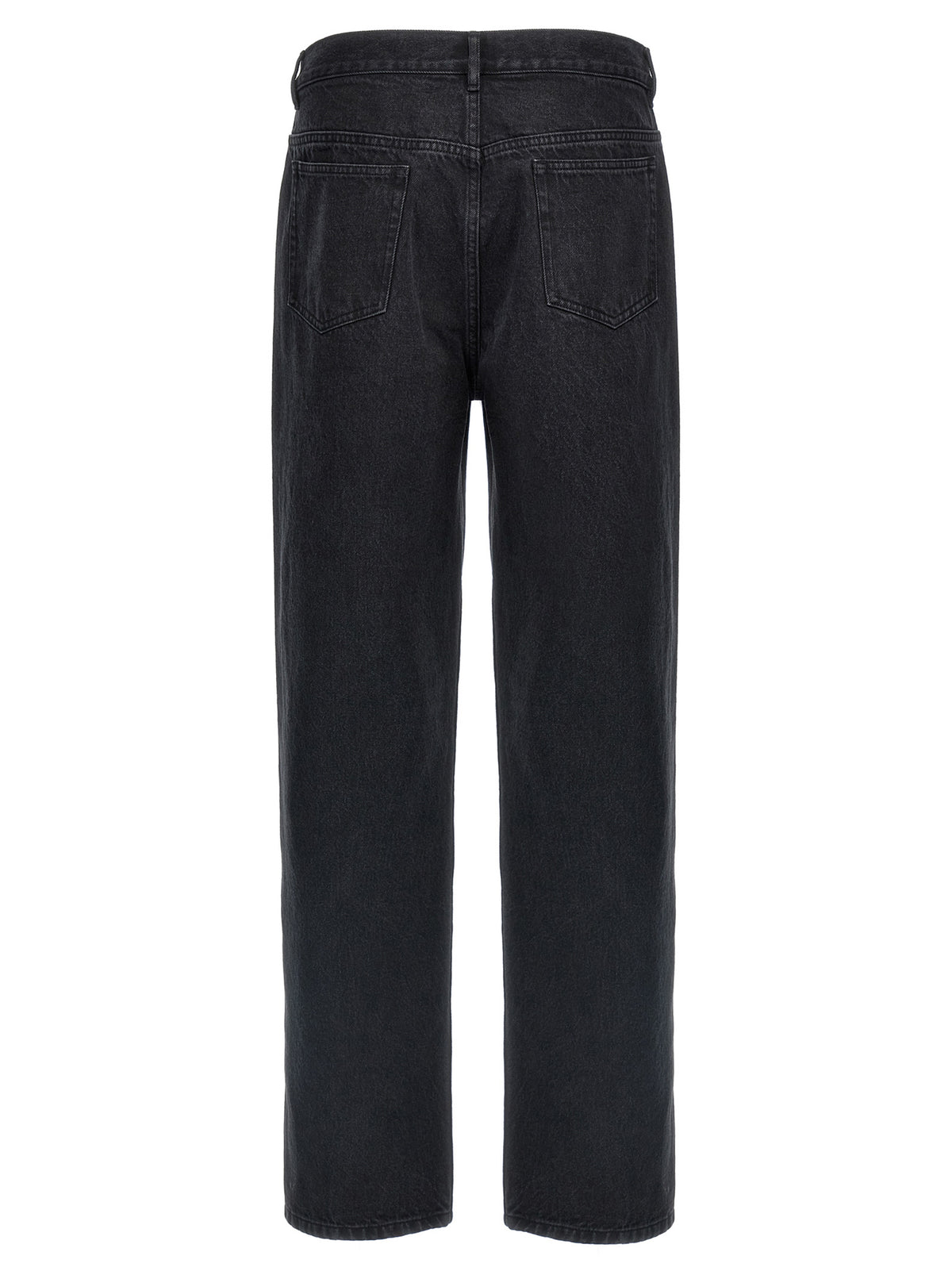 A.P.C. Black Cotton Straight-Leg Jeans