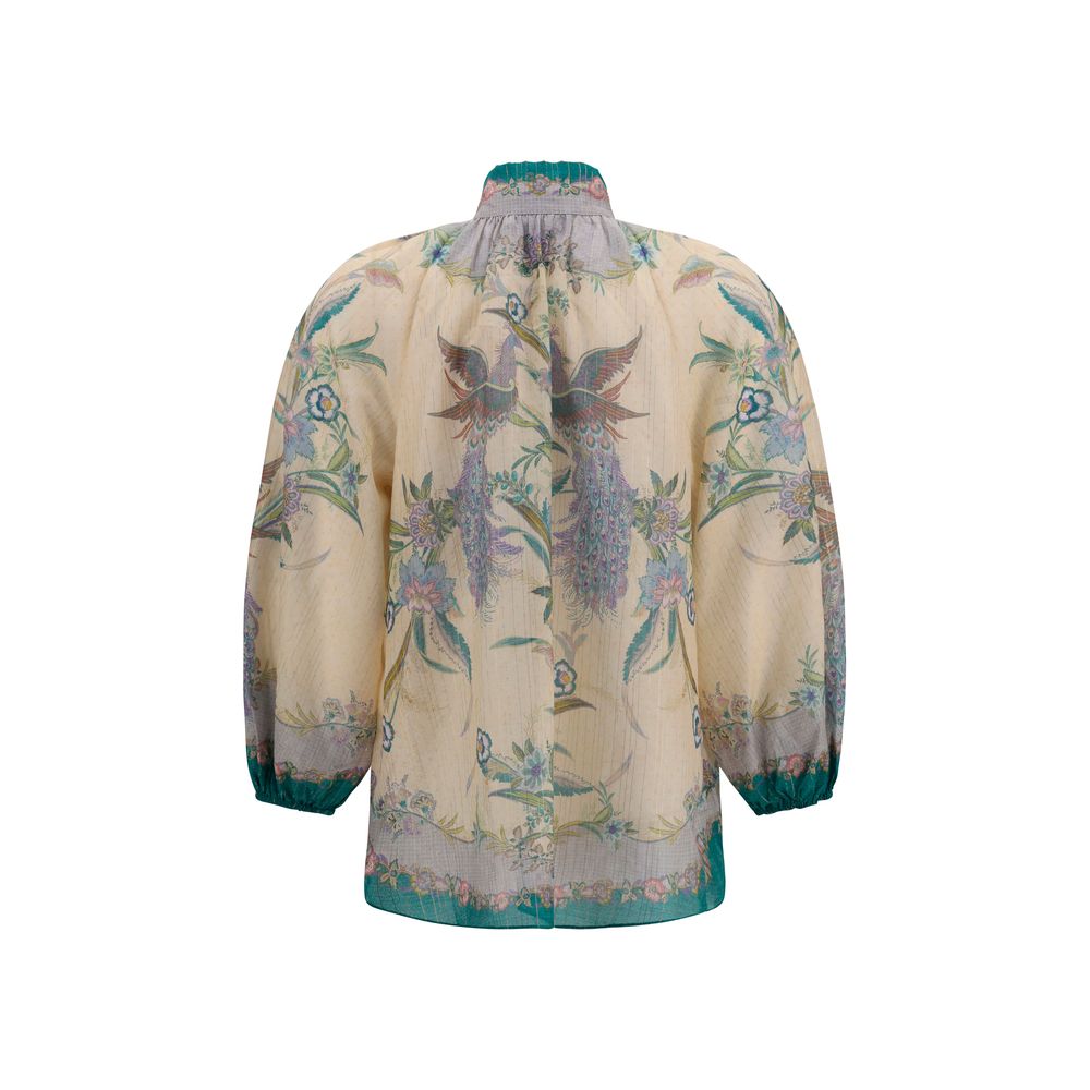 Zimmermann Multicolor Cotton Blouse