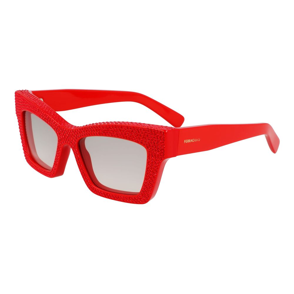 Ferragamo Multicolor Acetate Sunglasses