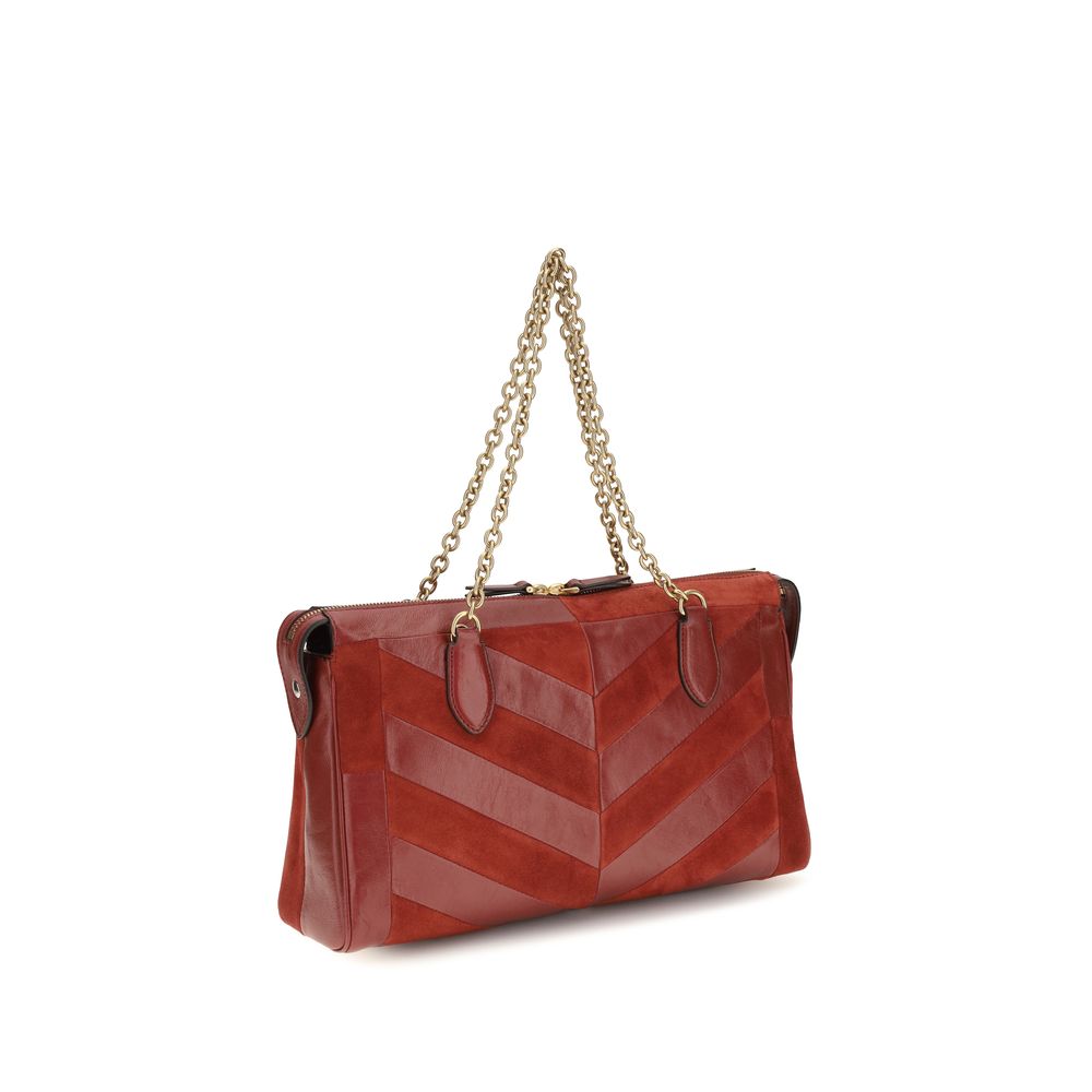 Valentino Garavani Multicolor Calf Leather Bos Taurus Shoulder Bag