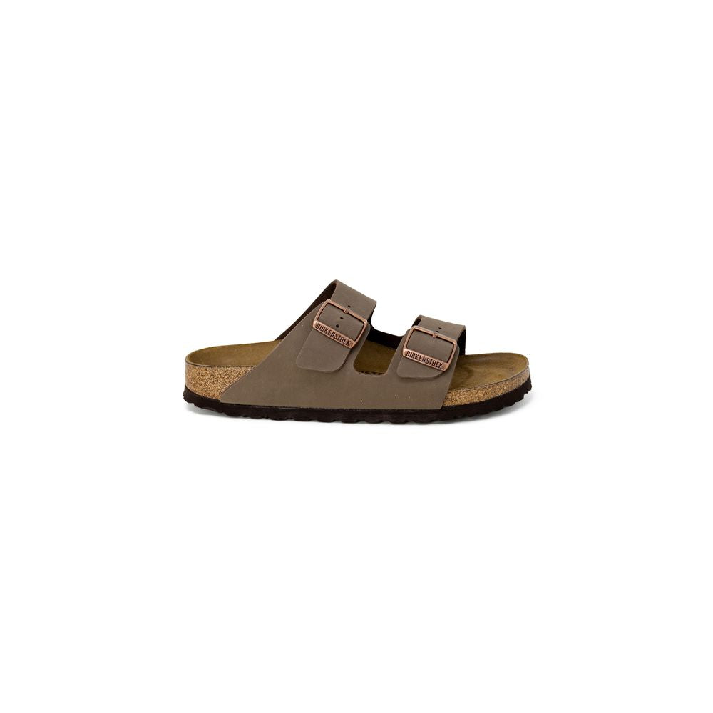 Birkenstock Brown Leather Flat Sandals