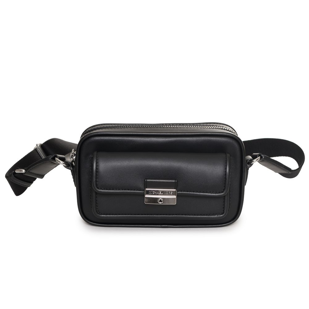 Michael Kors Black Leather Belt Bag