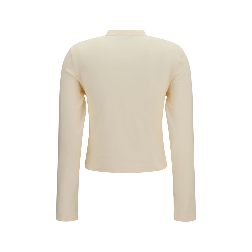 Jacquemus Beige Cotton Long Sleeve T-Shirt