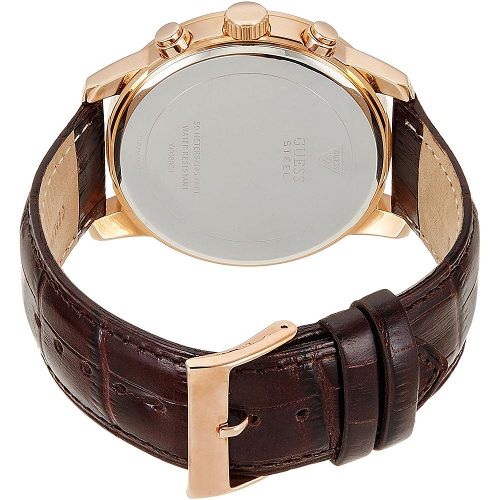 Guess Brown Leather Lining Sport Watch