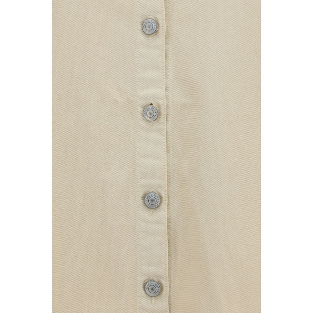Magda Butrym Beige Denim Shirt