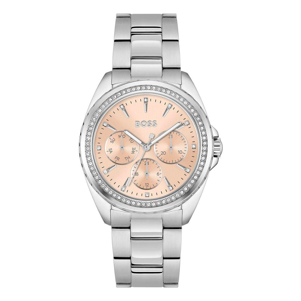 Hugo Boss Gray Stainless Steel Dress Watch