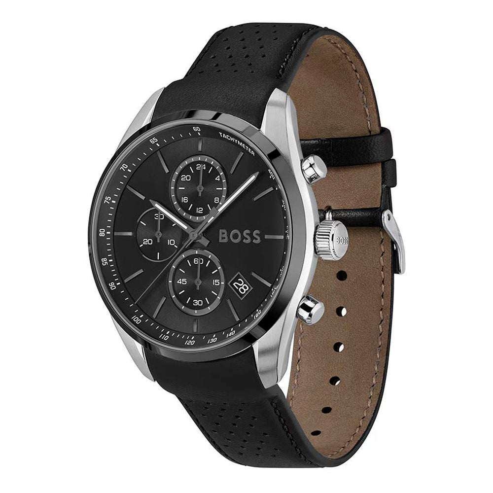 Hugo Boss Black Leather Dress Watch