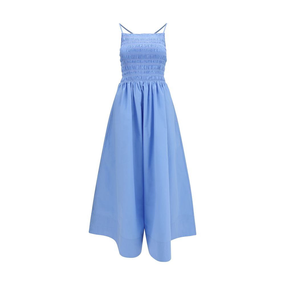 Ganni Blue Cotton Casual Dress