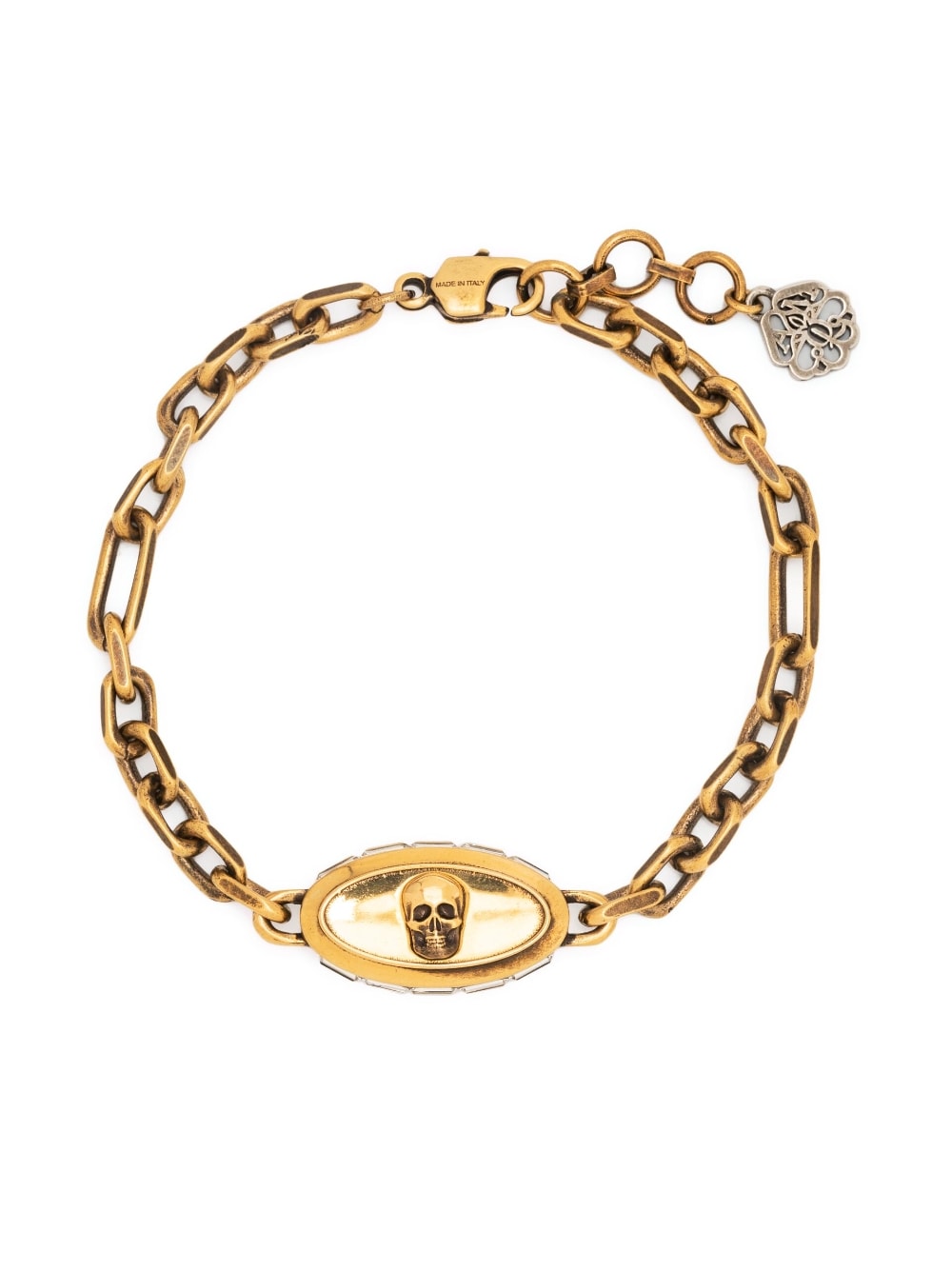 Alexander McQueen Alexander McQueen skull-detail chain-link bracelet