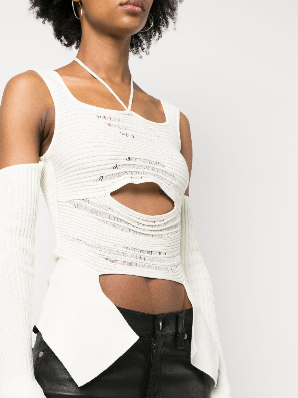 ANDREĀDAMO ANDREĀDAMO Andrea Adamo Top White