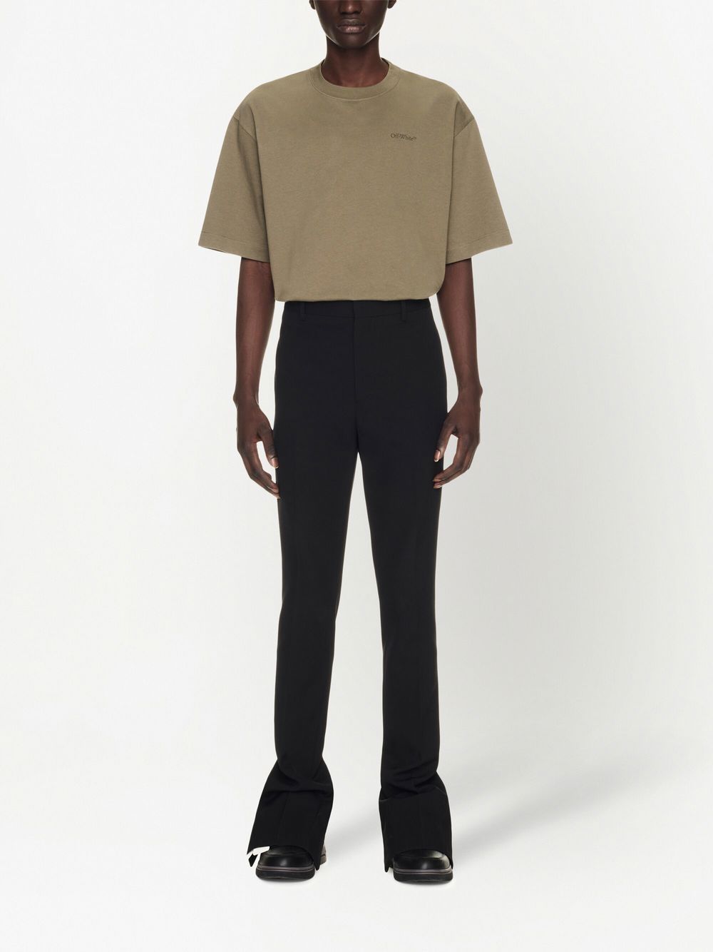 Off White Off White Wool skinny trousers