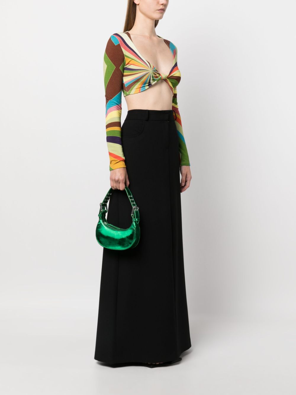 By Far By Far metallic-effect tote bag