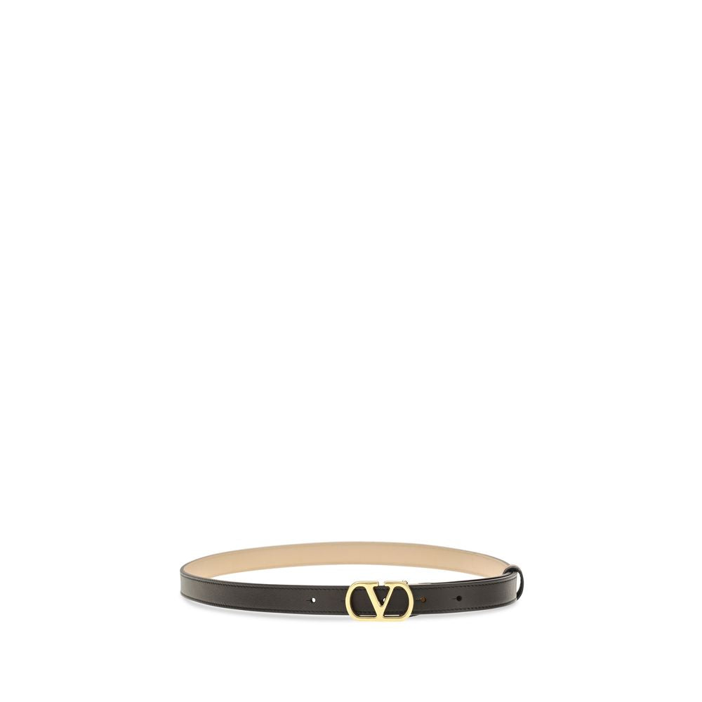 Valentino Garavani Black Lamb Ovis Aries Regular Belt