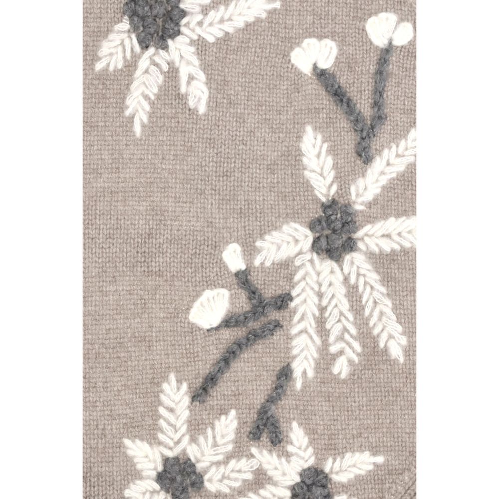 P.A.R.O.S.H. Beige Wool Oves Aries Scarf